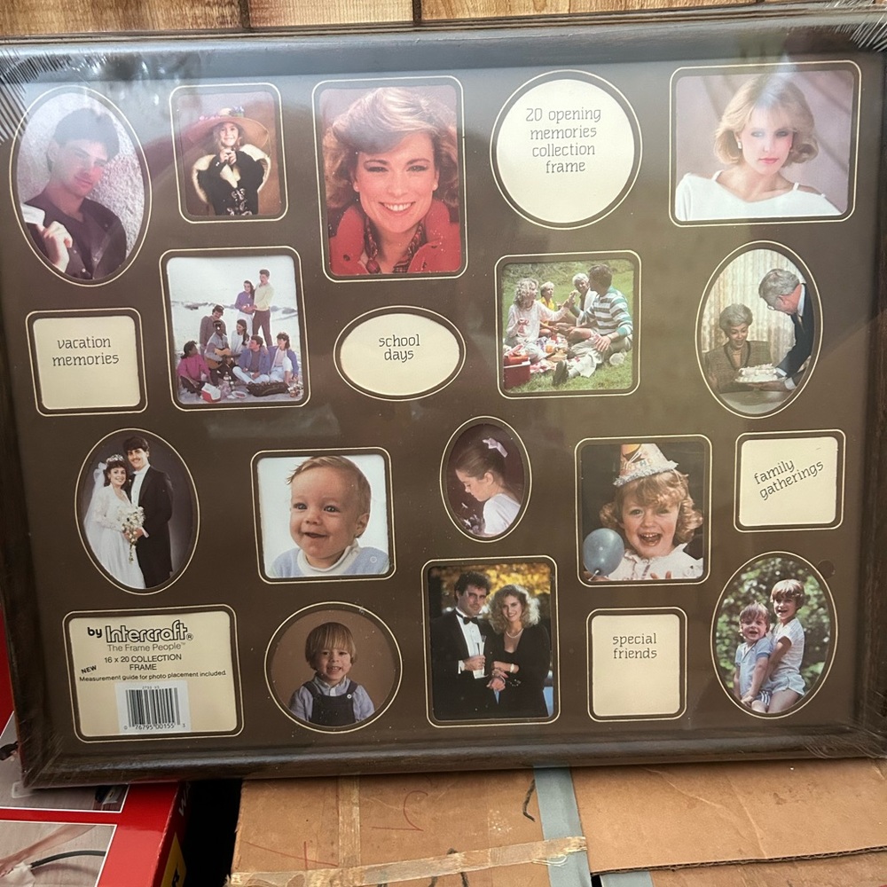 Picture frame collage.